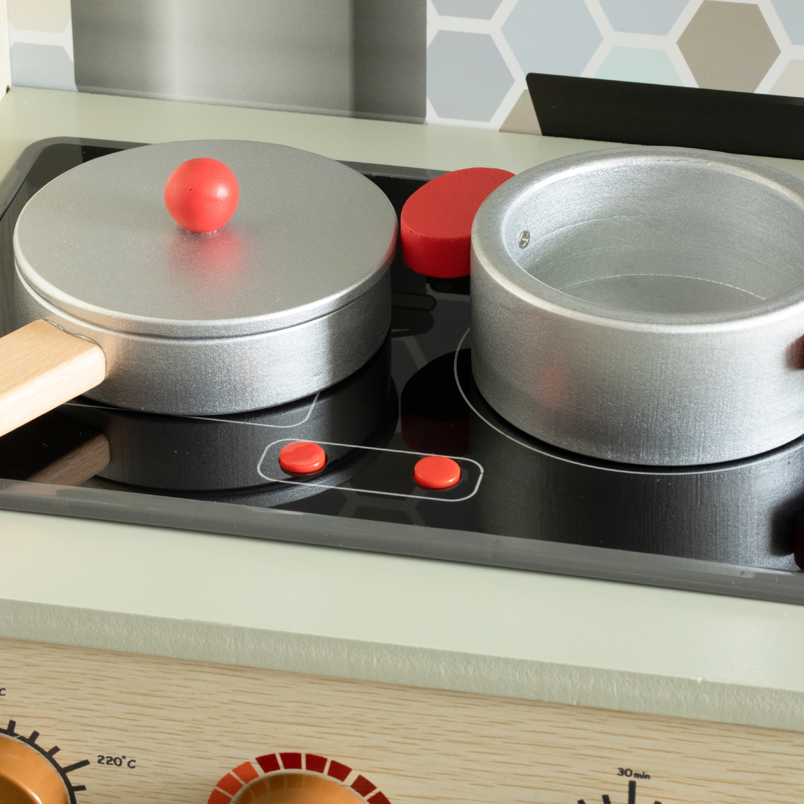 CLASSIC WORLD Ogromna Drewniana Kuchnia dla Dzieci Superior Kitchen 3+