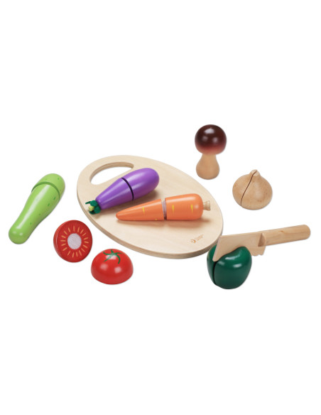 Drewniany Zestaw do Krojenia Warzyw CLASSIC WORLD