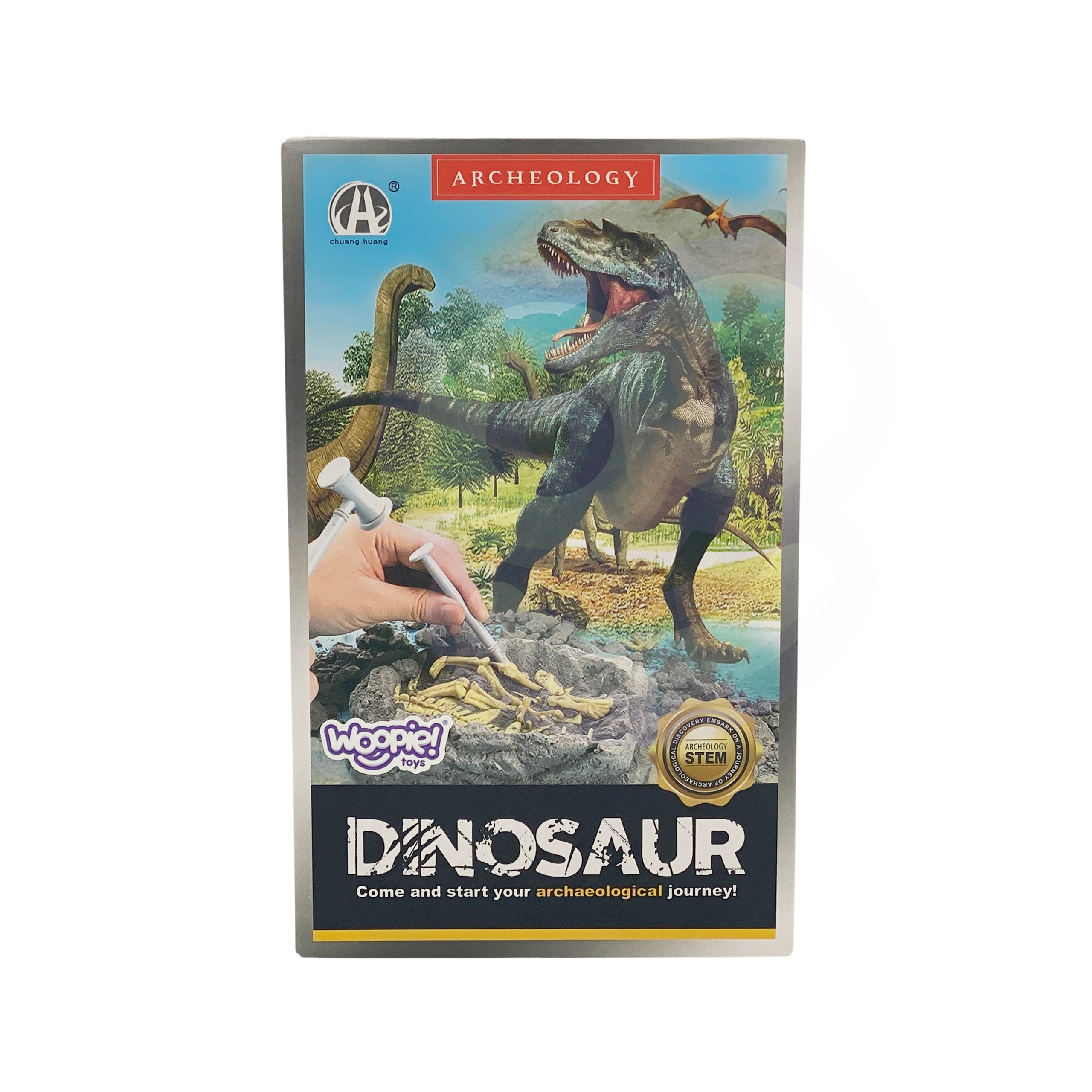 Zabawka kreatywna dinozaur szkielet wykopalisko archeologiczne