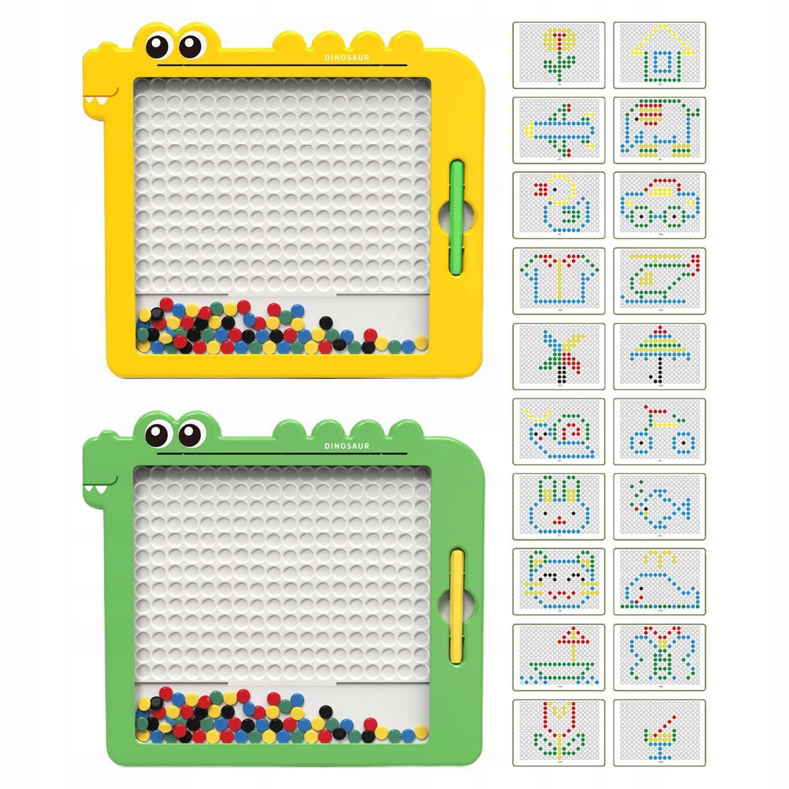 Tablica magnetyczna dla dzieci montessori magpad dinozaur
