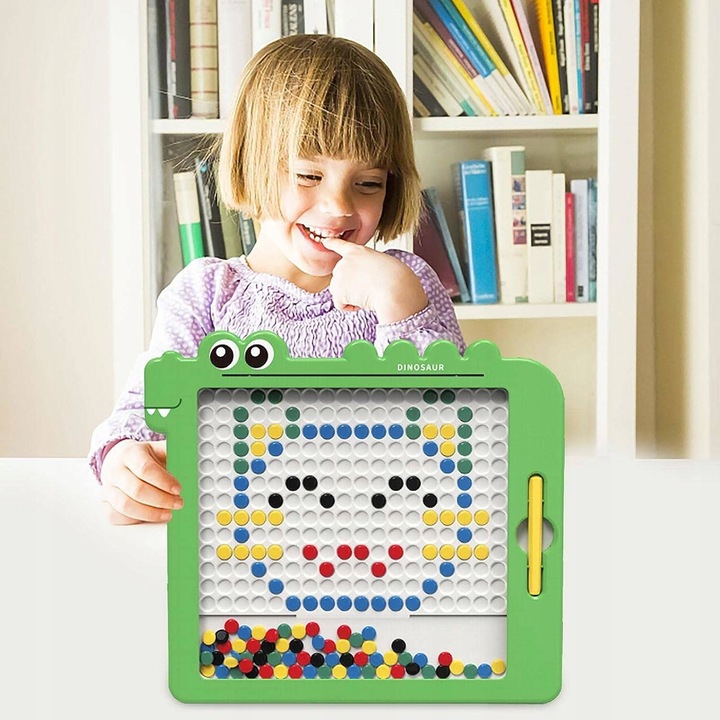 Tablica magnetyczna dla dzieci montessori magpad dinozaur
