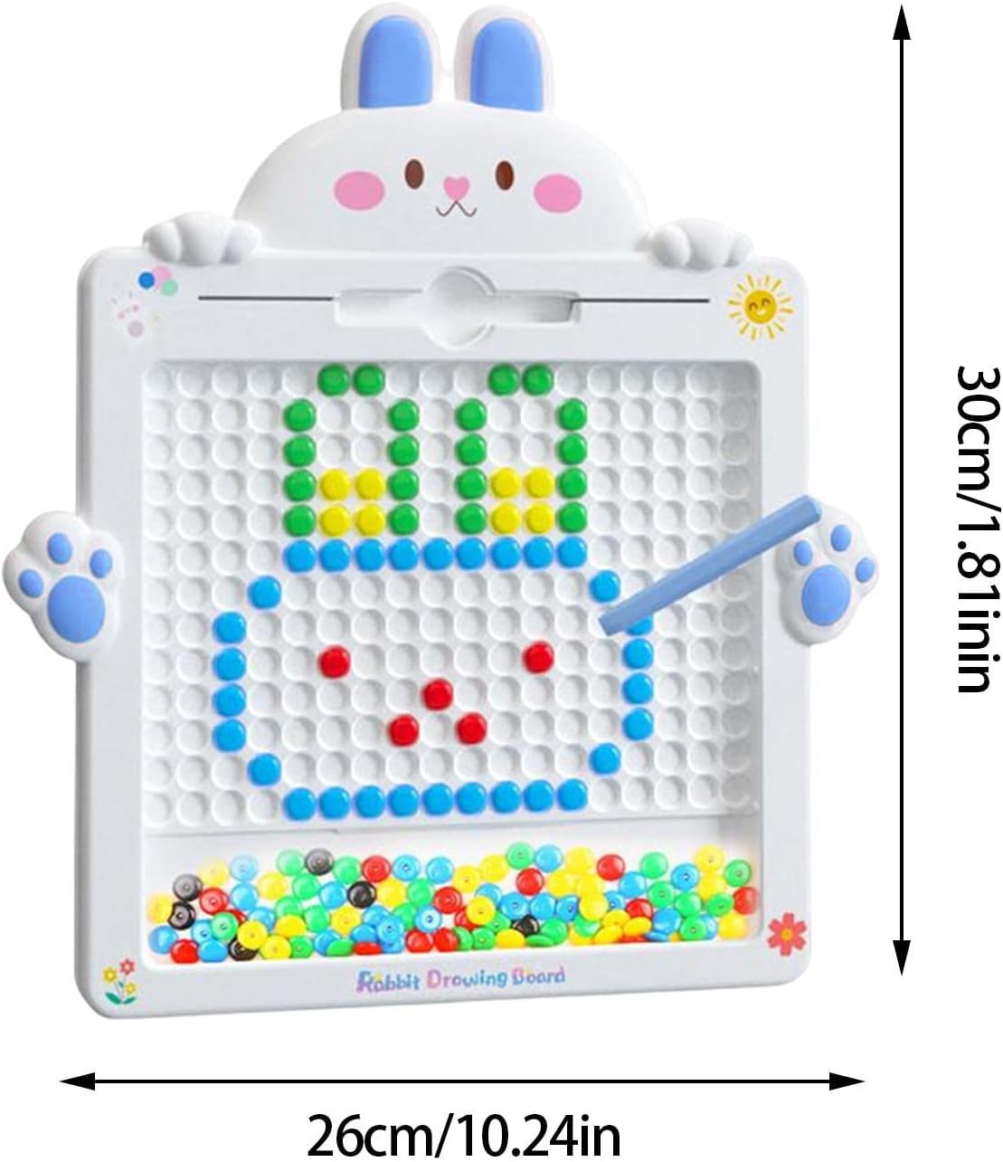 Tablica magnetyczna dla dzieci montessori magpad królik
