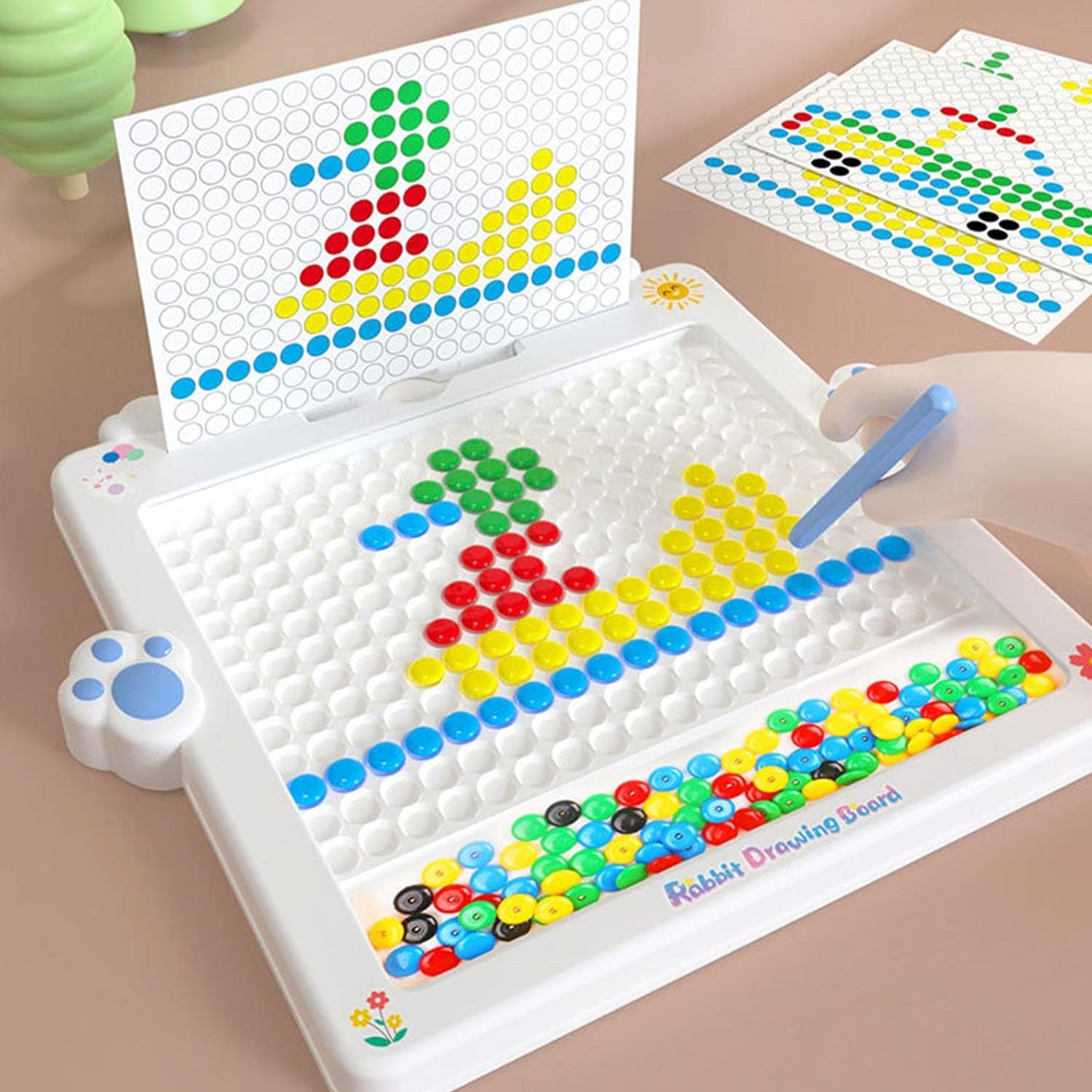 Tablica magnetyczna dla dzieci montessori magpad królik