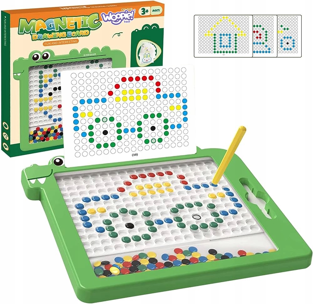 Tablica magnetyczna dla dzieci montessori magpad dinozaur