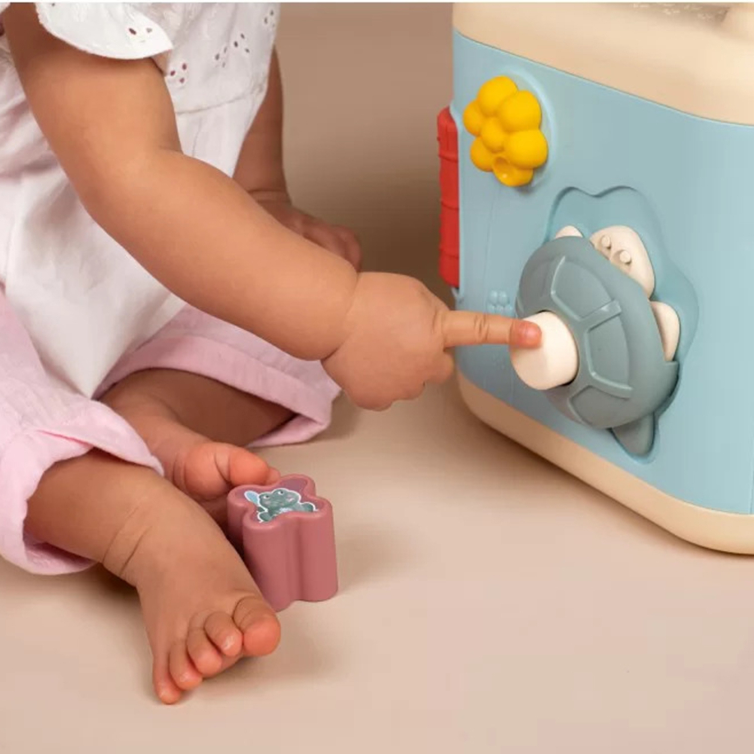 Little sensoryczna kostka aktywności dla dzieci sorter labirynt 13w1