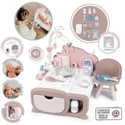 Smoby Baby Nurse Electronic Large Nanny Corner for Doll 19 accessories