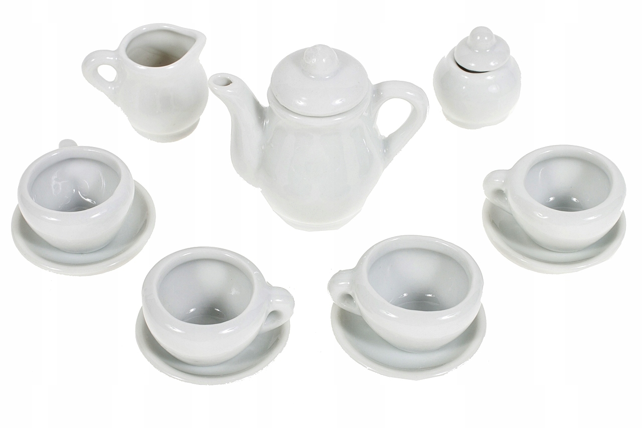 Zestaw serwis do herbaty ceramiczny do malowania