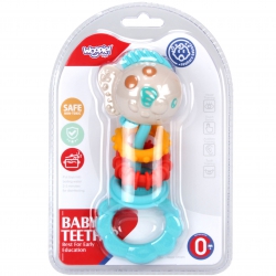 WOOPIE BABY Sensory Toy 2-in-1 Rattle Teether.