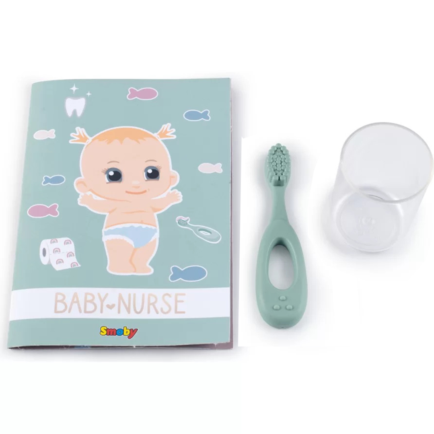 Baby nurse dwustronna toaleta łazienka dla lalki z akcesoriami