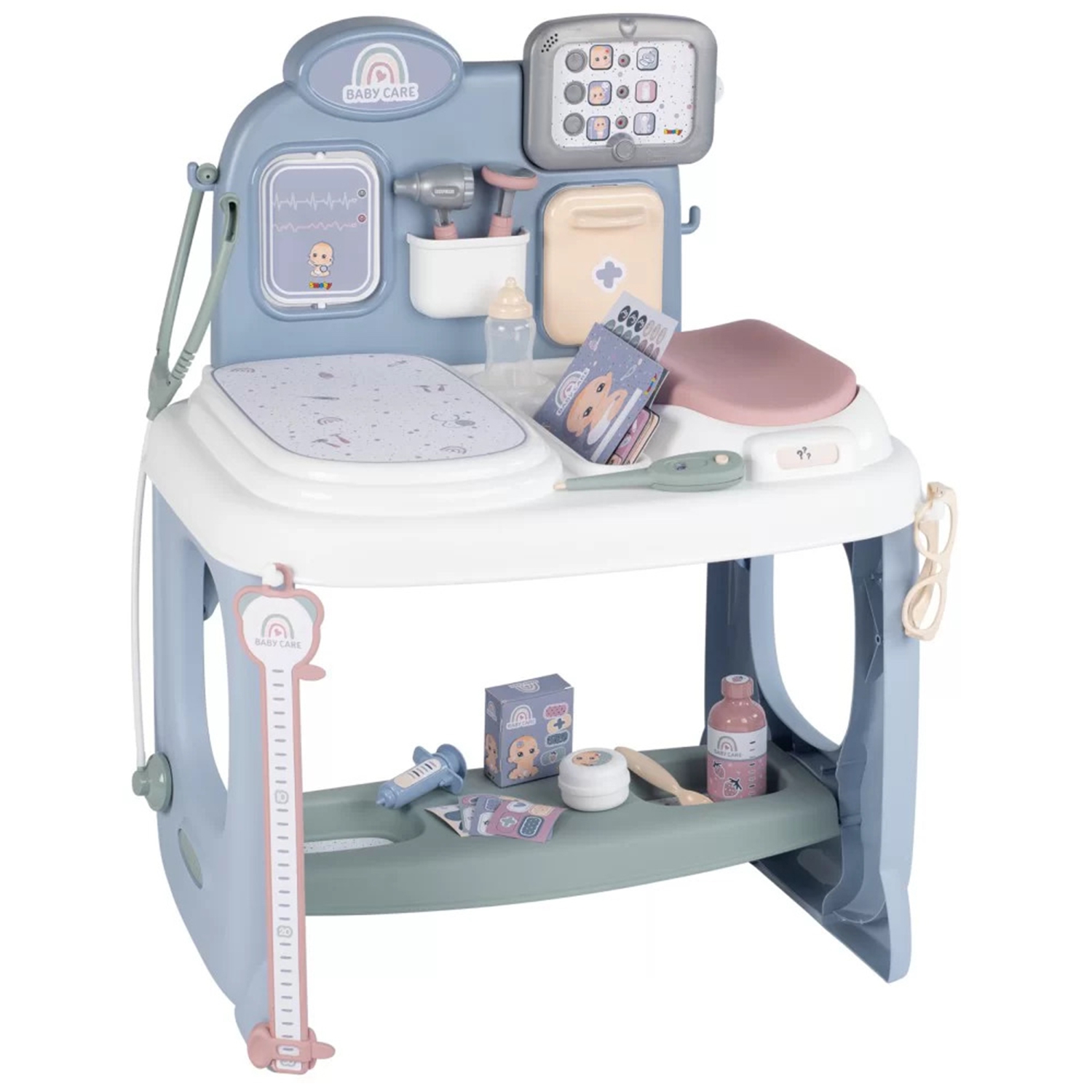 Baby care centrum medyczne opieki dla lalek z elektronicznym tabletem + 24 akc.