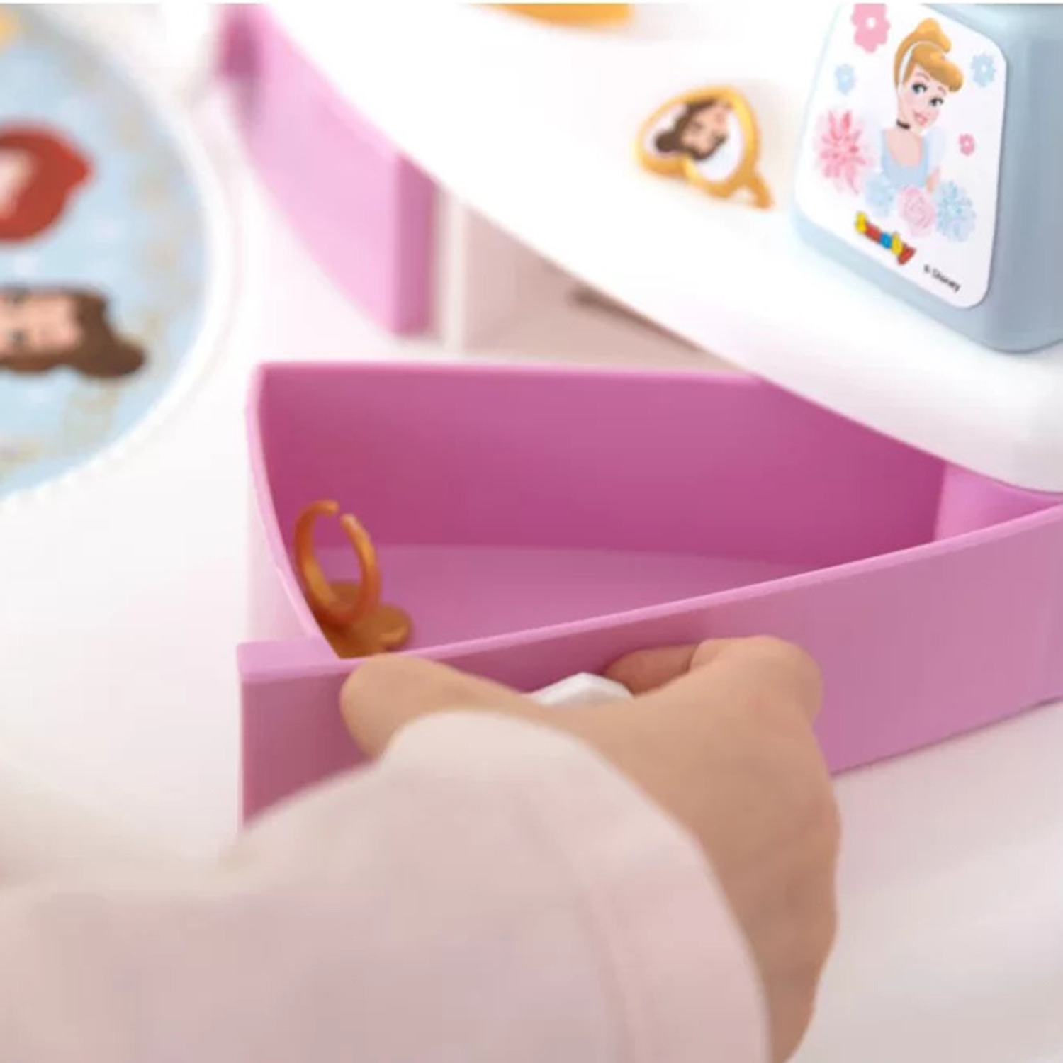 Disney princess toaletka 2w1 + 10 akcesoriów