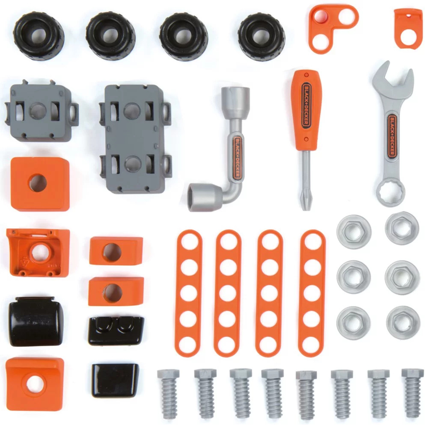 Black &amp; decker walizka z narzędziami + samochód w częściach