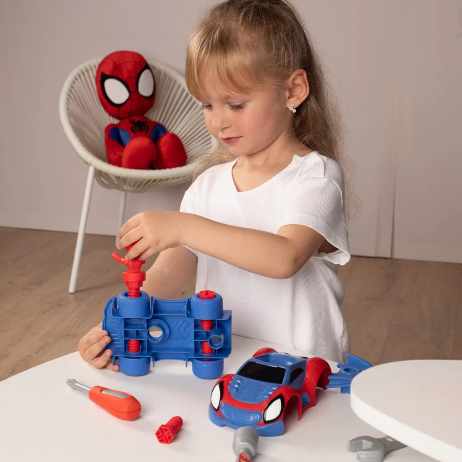 Walizka z narzędziami spidey samochód do skręcania
