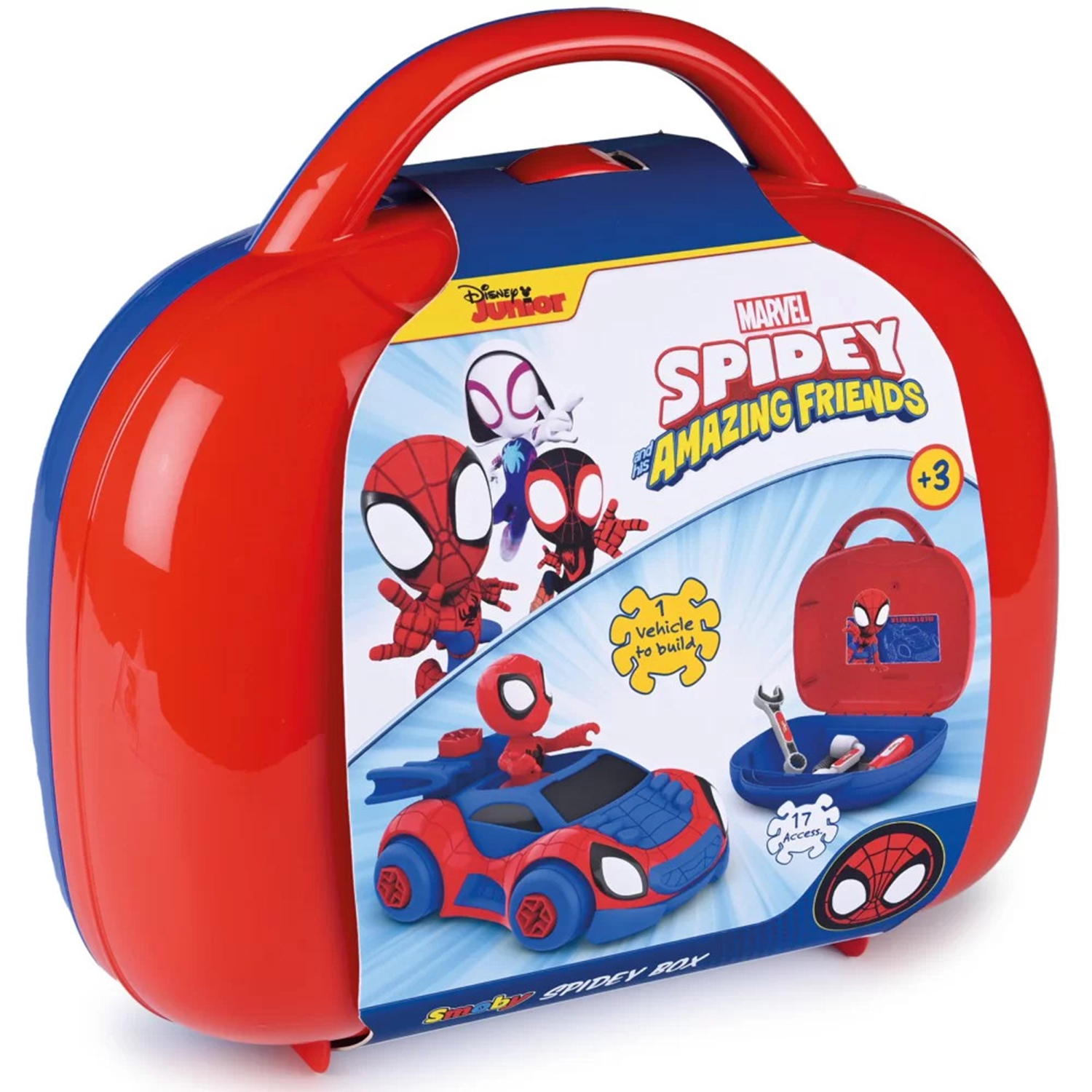 Walizka z narzędziami spidey samochód do skręcania
