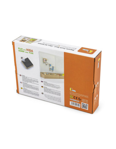 Drewniane Puzzle Magnetyczne Zwierzęta Układanka Viga Toys