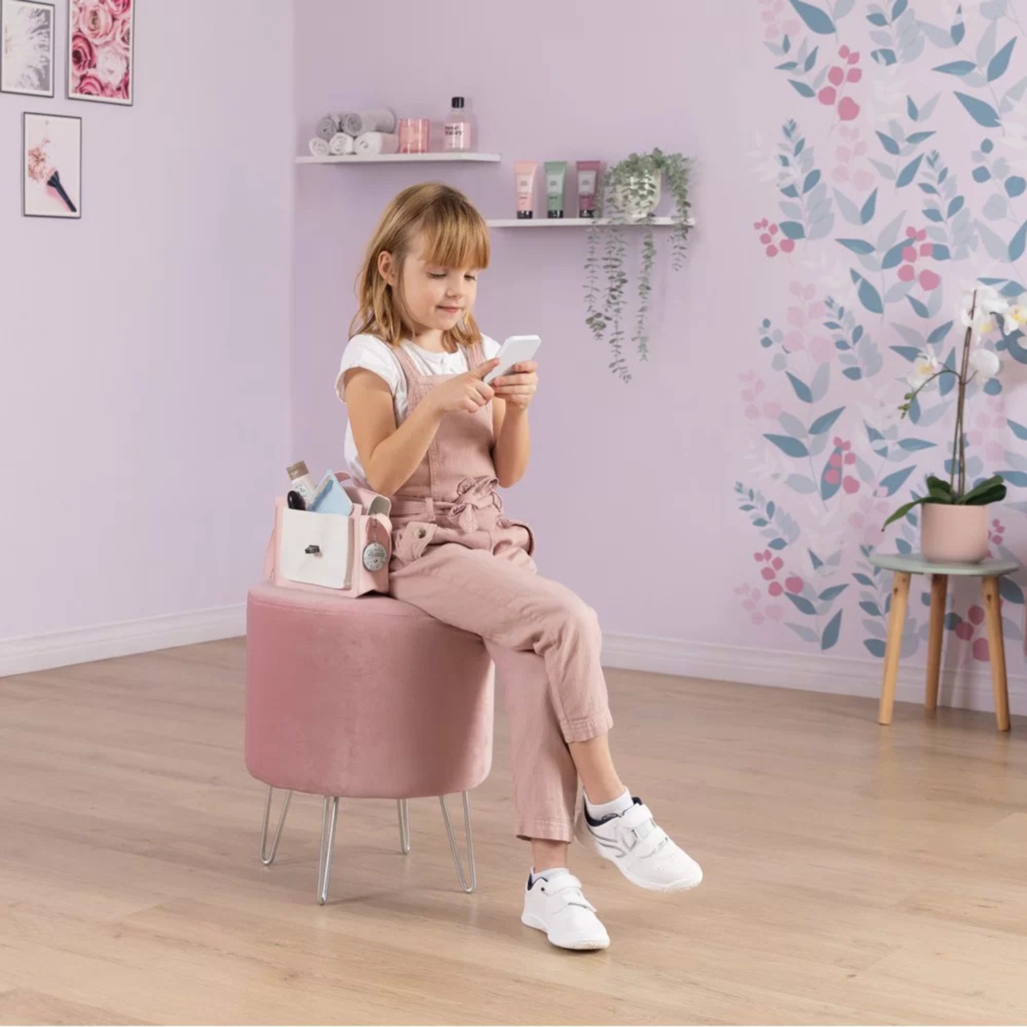 Różowa torebka my beauty na ramię dla dziewczynki + 7 akcesoriów