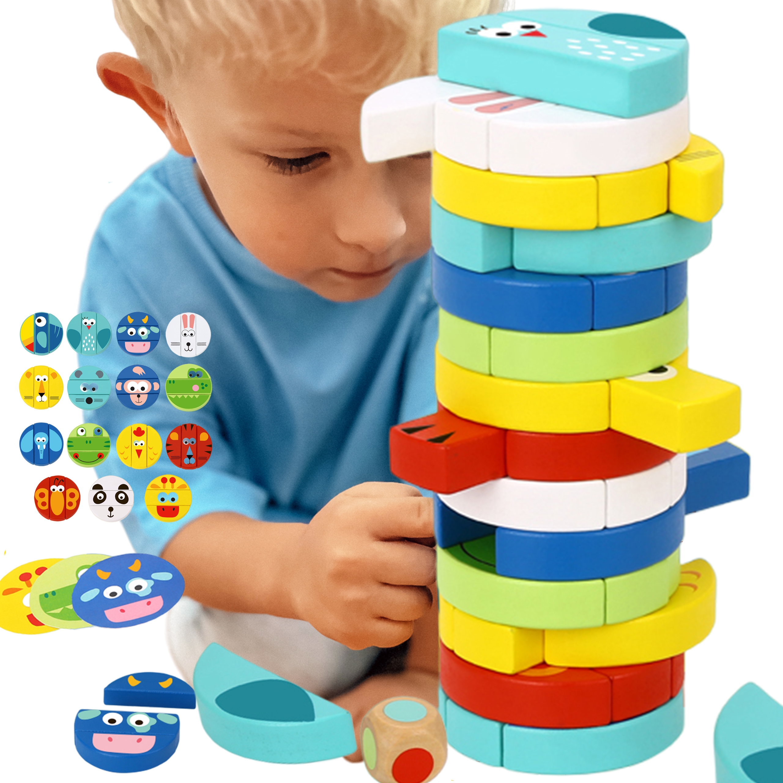 Zwierzęca Wieża Zręcznościowa Tooky Toy