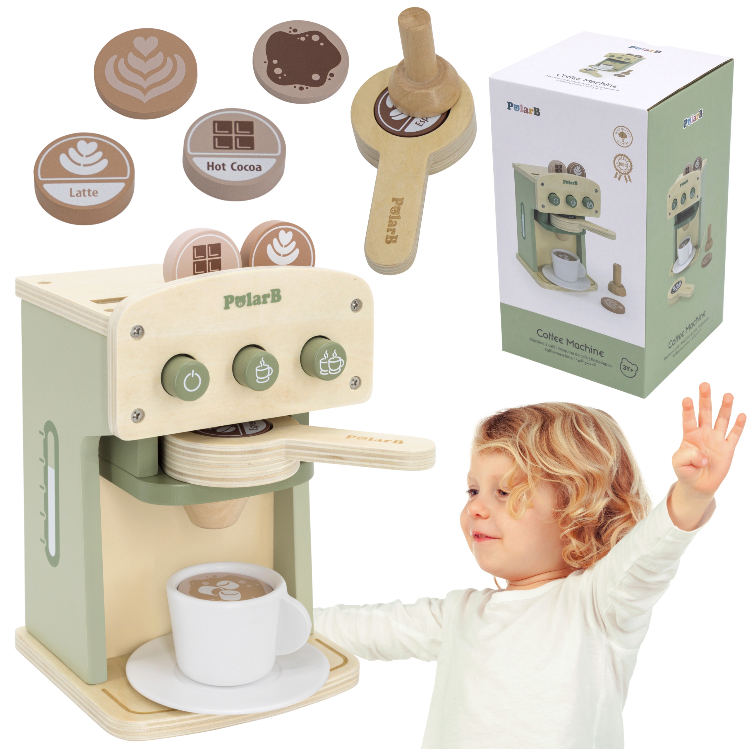 Baristo Junior - Drewniany Ekspres Małego Baristy