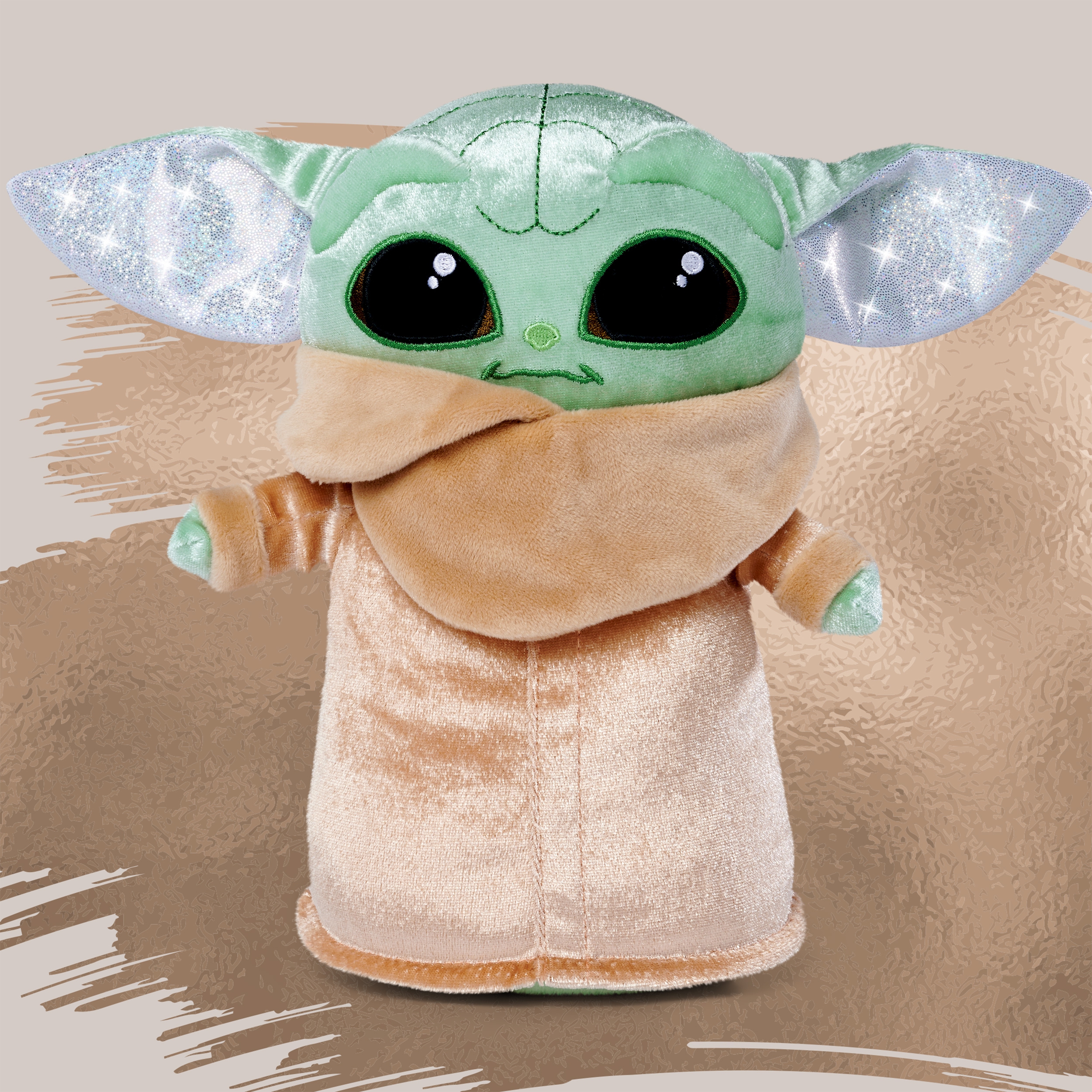 Disney maskotka błyszcząca grogu mandalorian star wars 25cm pluszowa