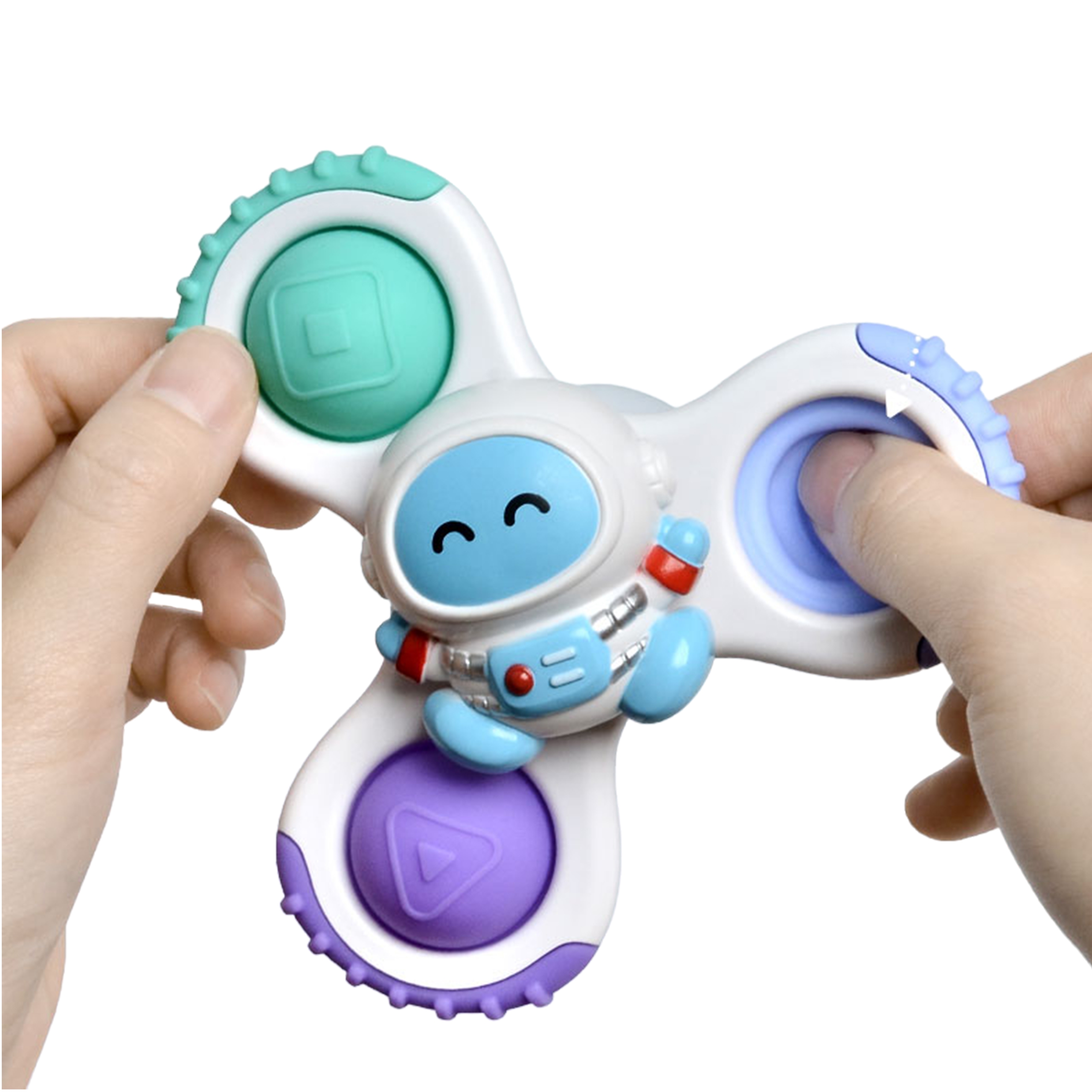 Spinner zabawka sensoryczna rakieta kosmita ufo 3 szt.