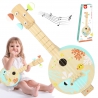 TOOKY TOY Wooden Banjo Learning Game for Kids with Sea Theme