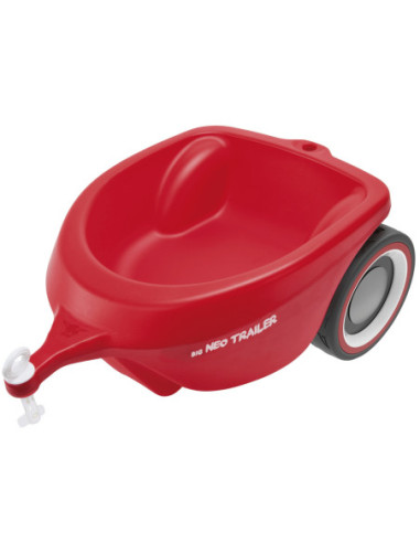 BIG Przyczepka do jeździka New Bobby Car czerwona