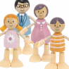 VIGA PolarB Wooden Doll Family Figure Set