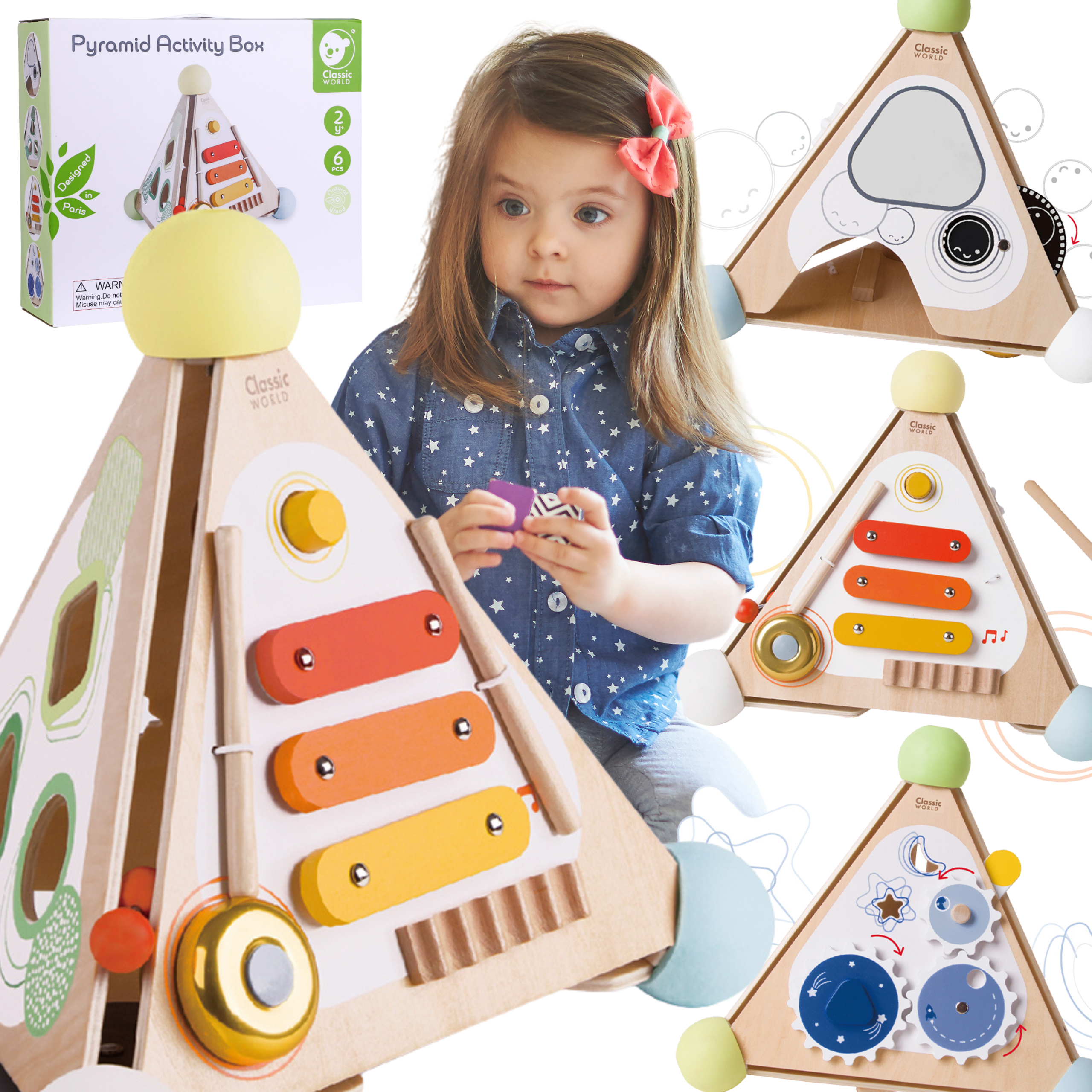 Piramida aktywności activity box 4w1