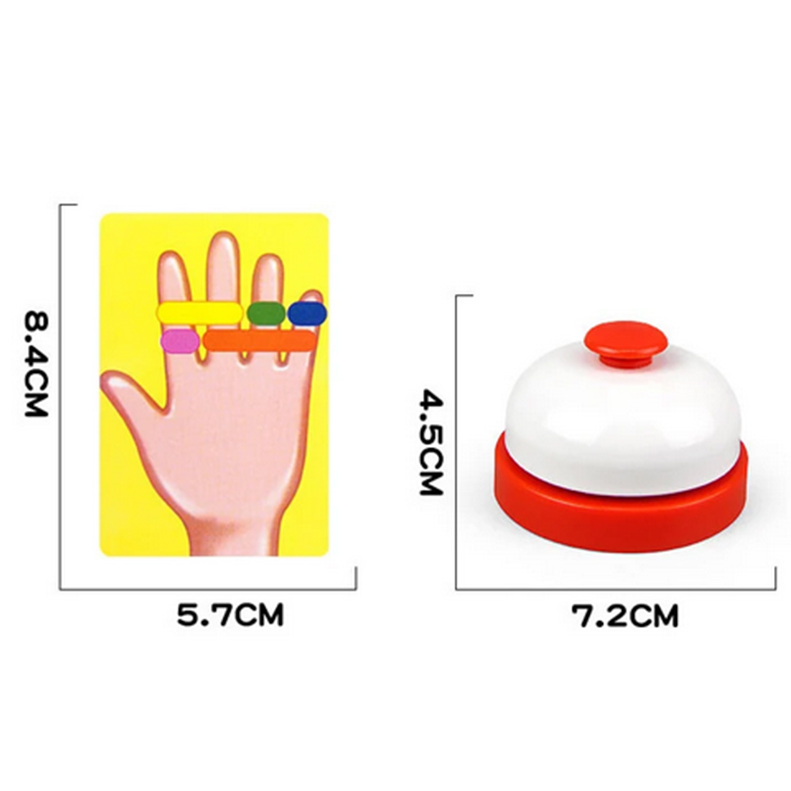 Gra zręcznościowa finger games kolorowe gumki 4+