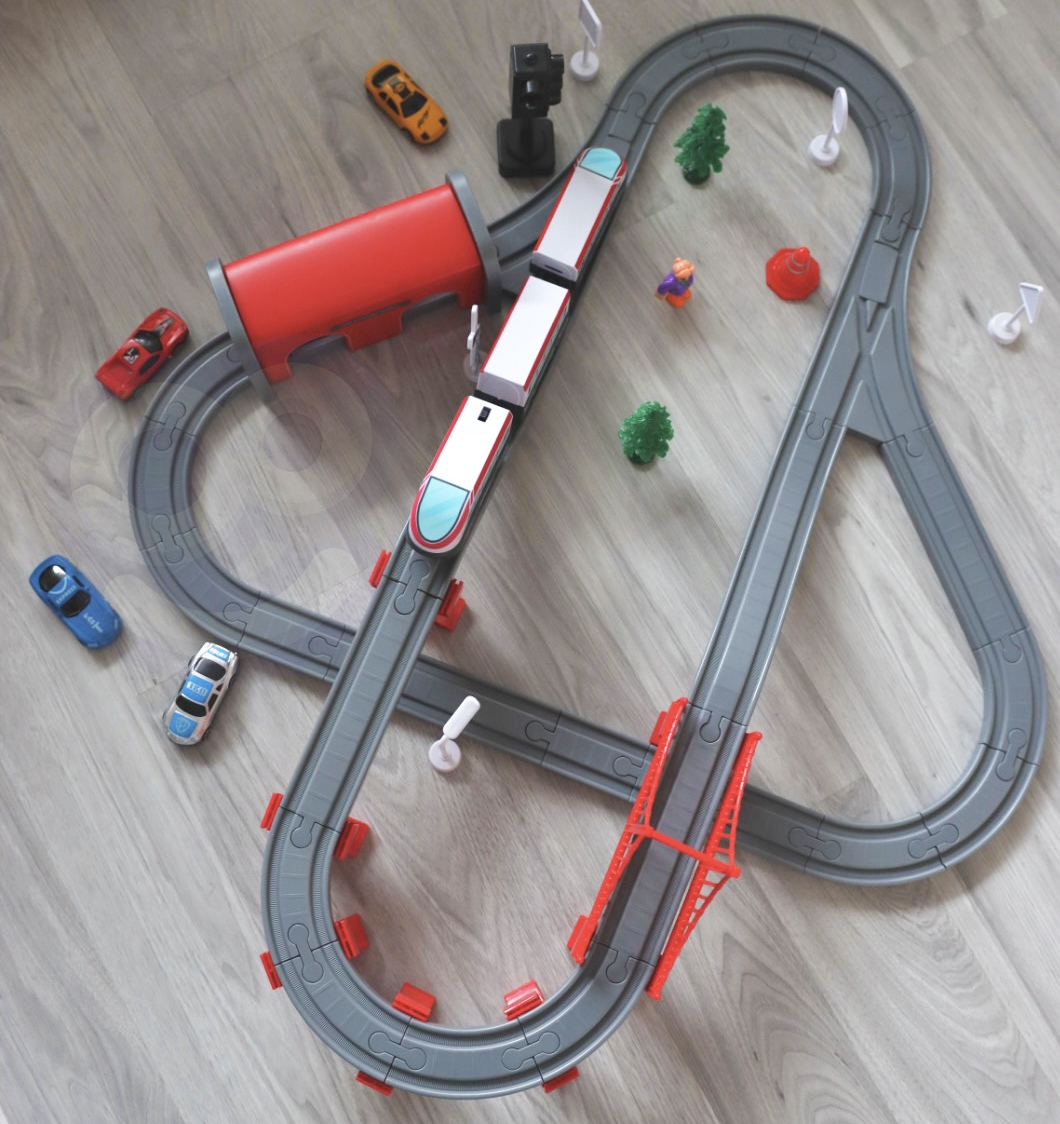 Kolejka elektryczna tor most tunel 80 el.
