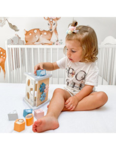 Drewniana piramidka edukacyjna - Sorter - VIGA - PolarB 2