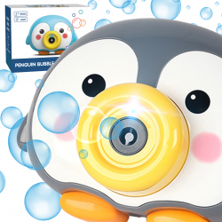 WOOPIE Penguin Soap Bubble Machine for Kids
