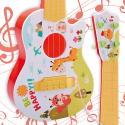 WOOPIE Acoustic Guitar for Kids Red 43 cm