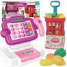 WOOPIE Shop Cash Register with Accessories and Shopping Cart