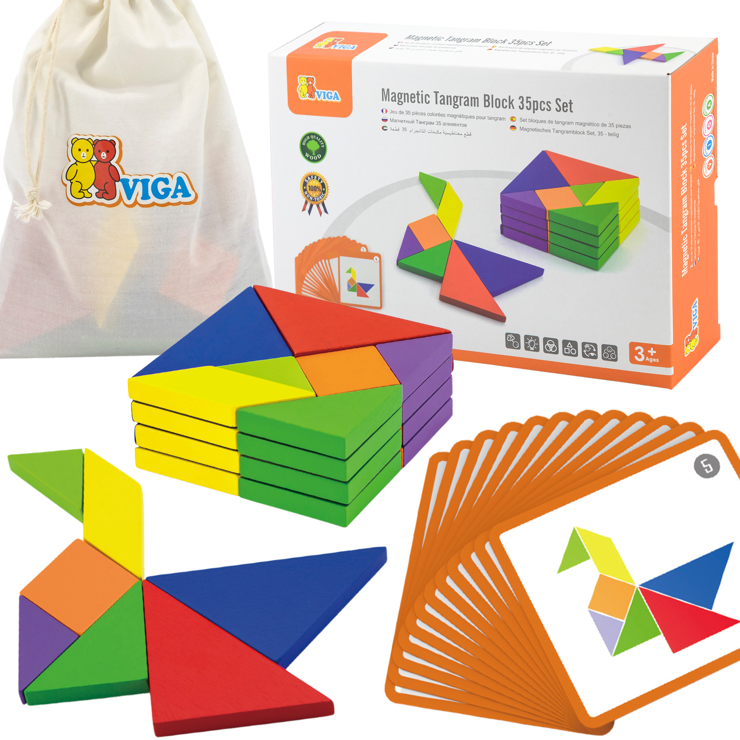 Eko-Tangram: Drewniana Układanka Rozwijająca Umysł
