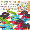 Viga Wooden Magnetic Set Letters and Numbers