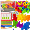 WOOPIE Educational Set Learning to Count Sorting Dinosaurs 95 psc.
