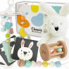 CLASSIC WORLD Pastel Baby Box Set First Toys from 0 to 6 months