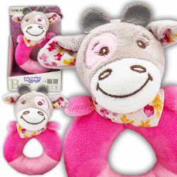 WOOPIE Rattle Plush Cuddly Baby Cow