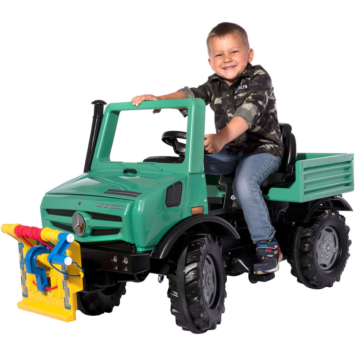 Rollyunimog forst mercedes-benz wyciągarka - ciężarówka samochód na pedały