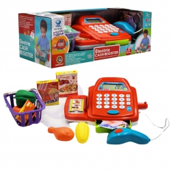WOOPIE Shop Cash Register with Calculator and Accessories