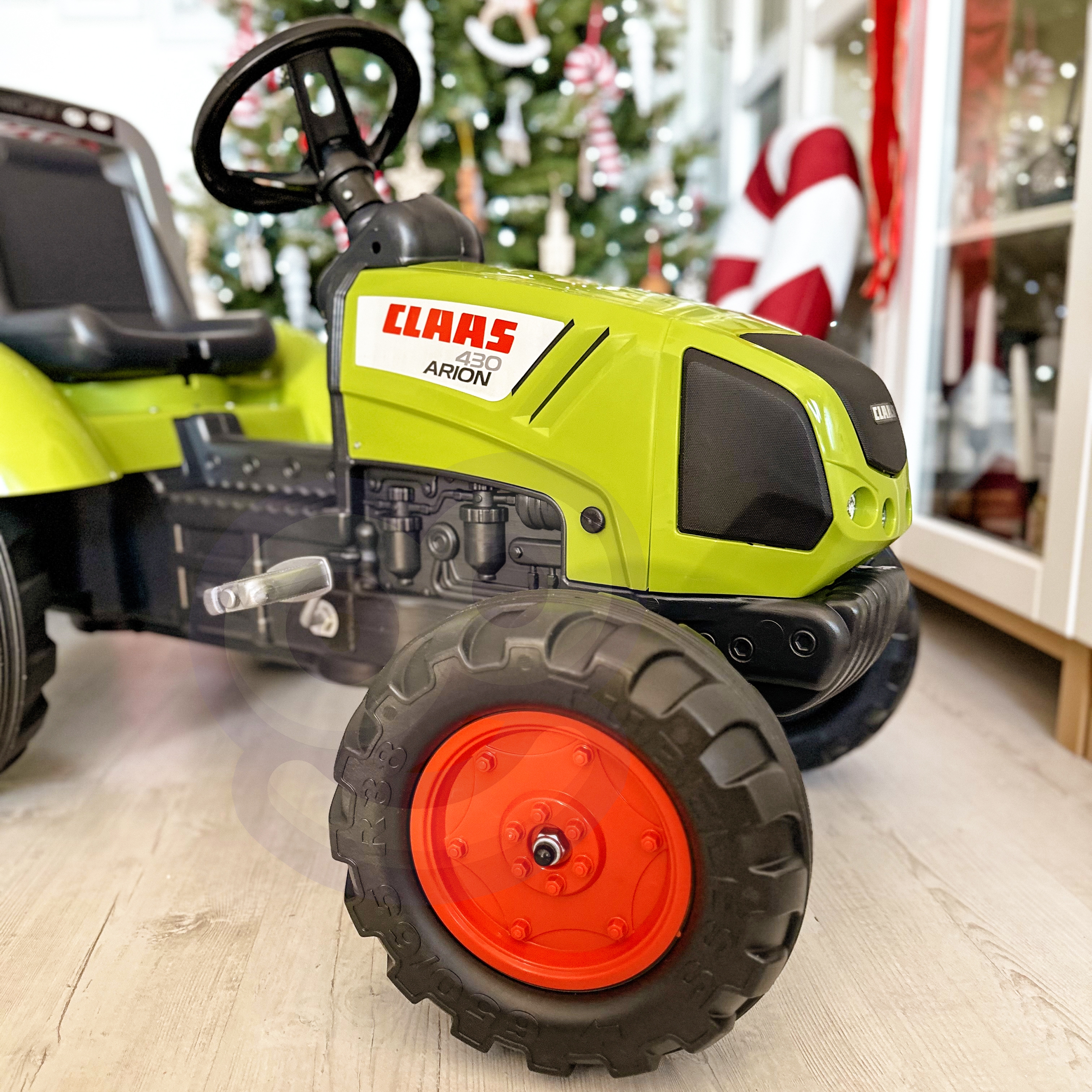 Traktor na pedały claas duży z przyczepką od 3 lat