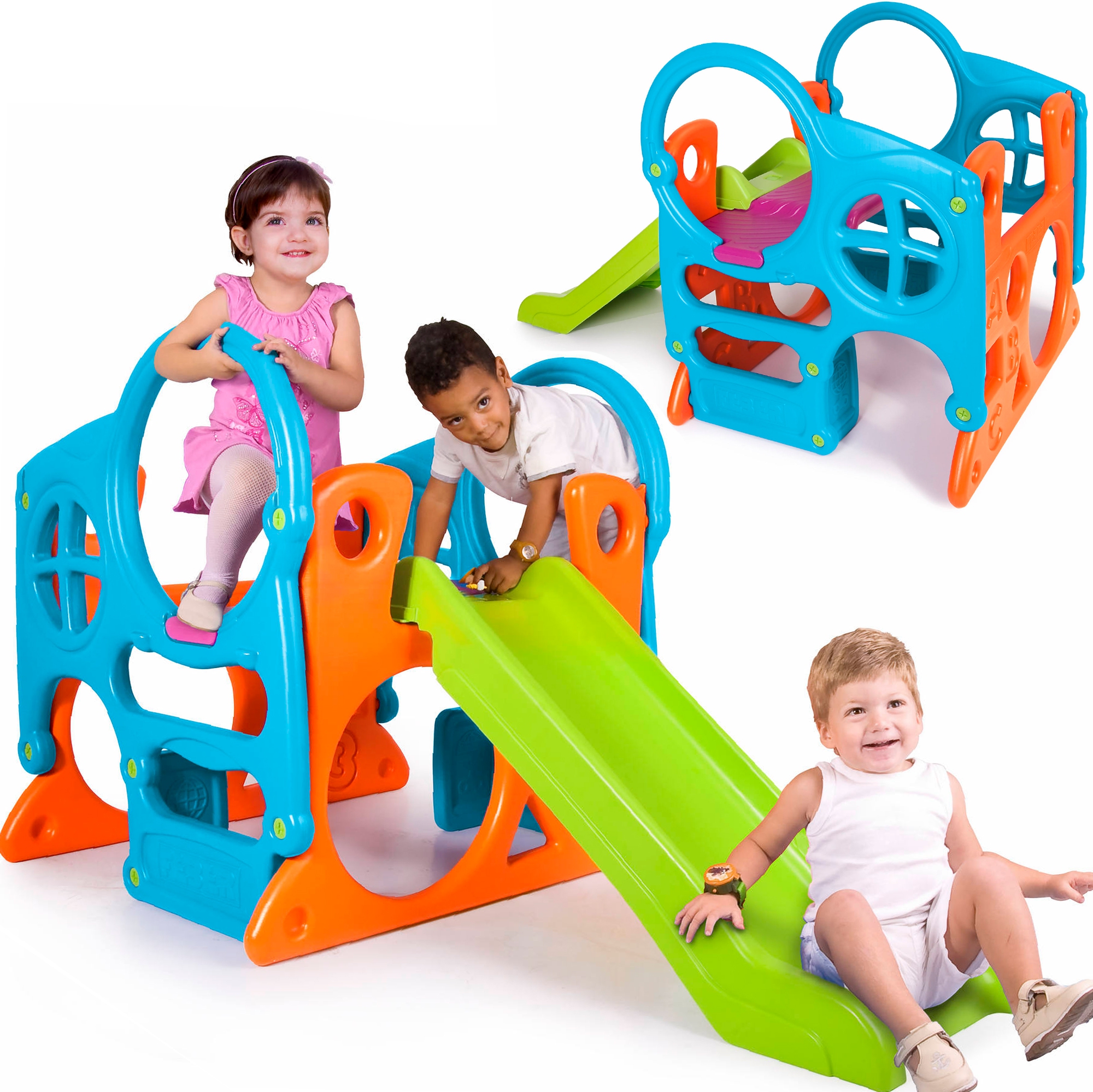 Duży plac zabaw activity center zjeżdżalnia 100 cm ścianka wspinaczkowa kształty
