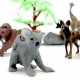 WOOPIE Zestaw Figurki Dzikie Zwierzęta 16 szt. - wersja 1