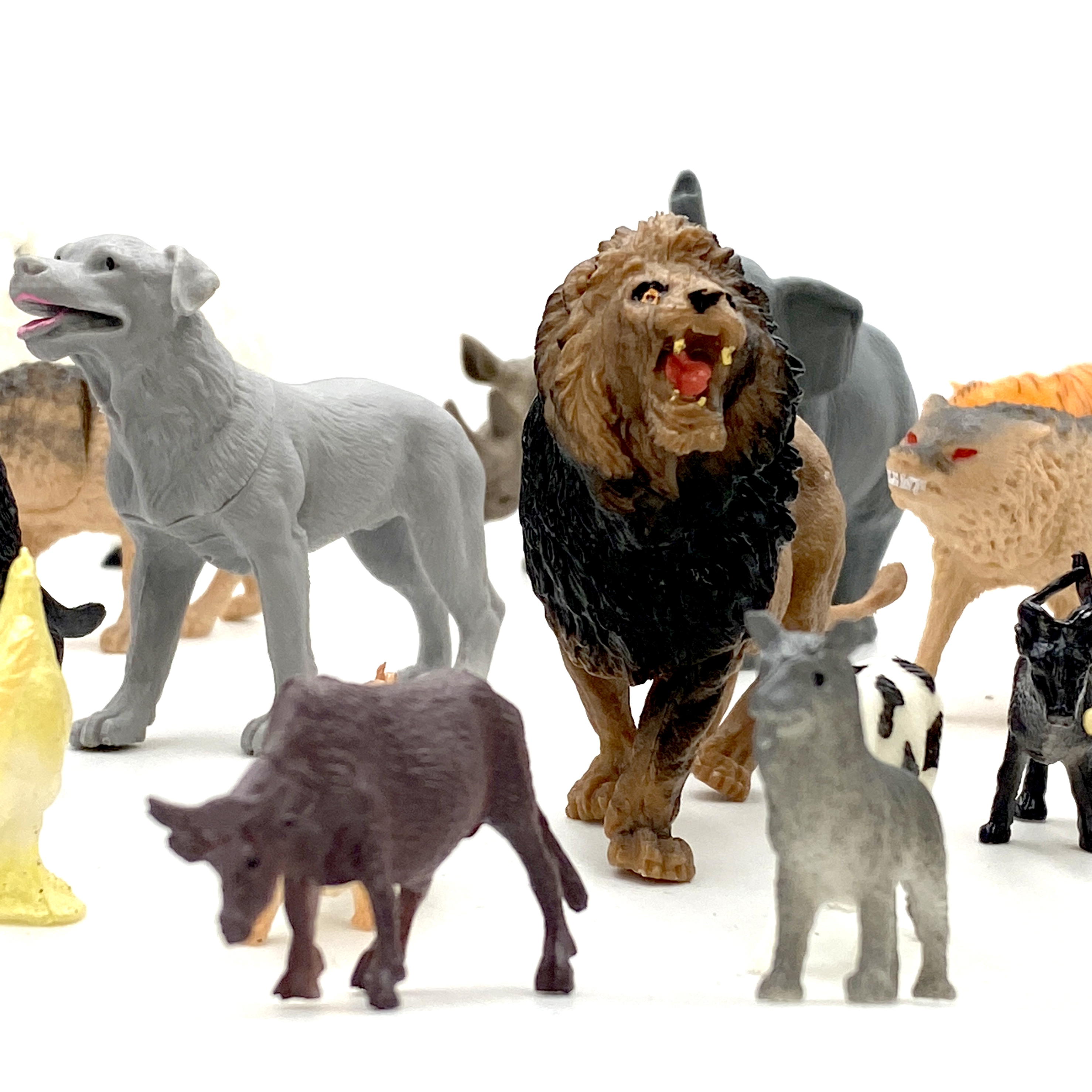Zestaw figurki zwierzęta xxl 58 szt.