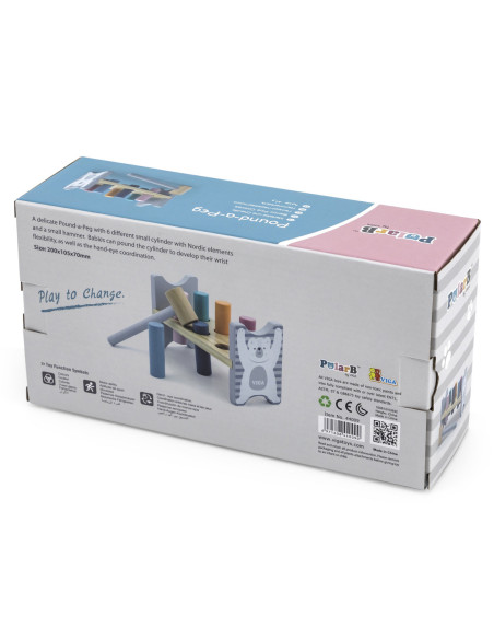 Drewniana Przebijanka Viga Toys