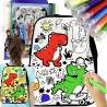 WOOPIE ART&FUN Art Set for Girls Painting Backpack