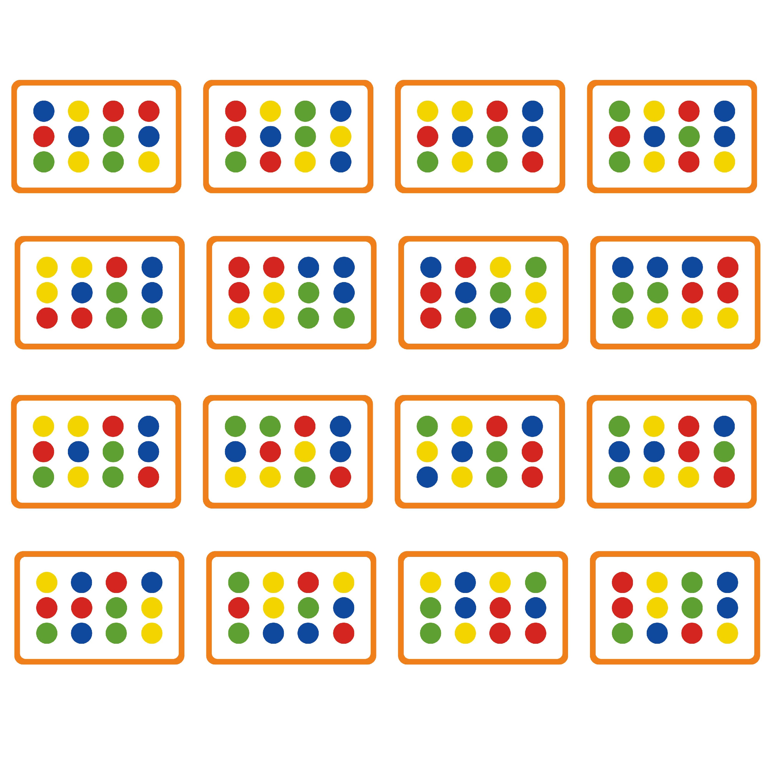 Gra logiczna odwzoruj kolory i figury montessori