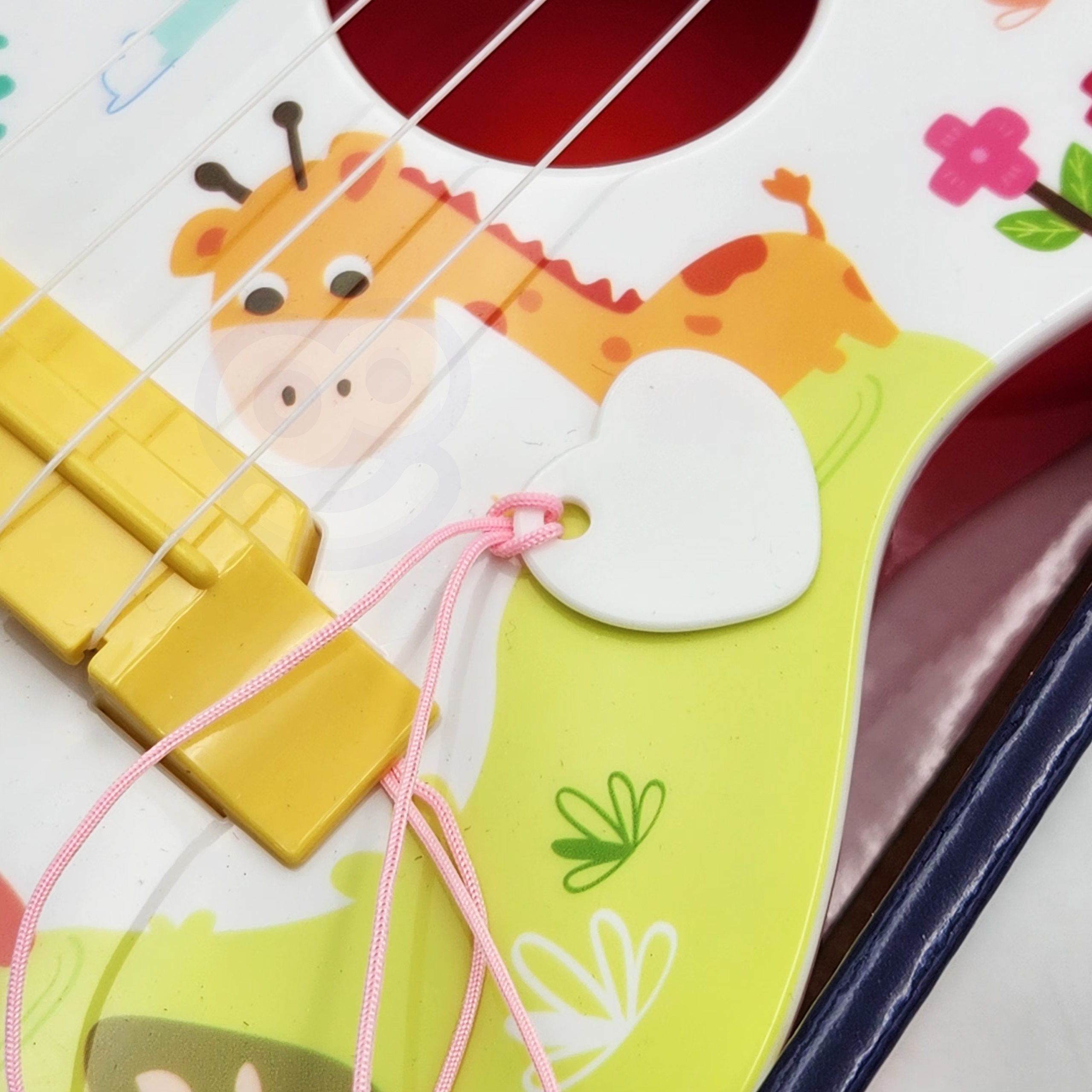 Gitara akustyczna dla dzieci czerwona 43 cm