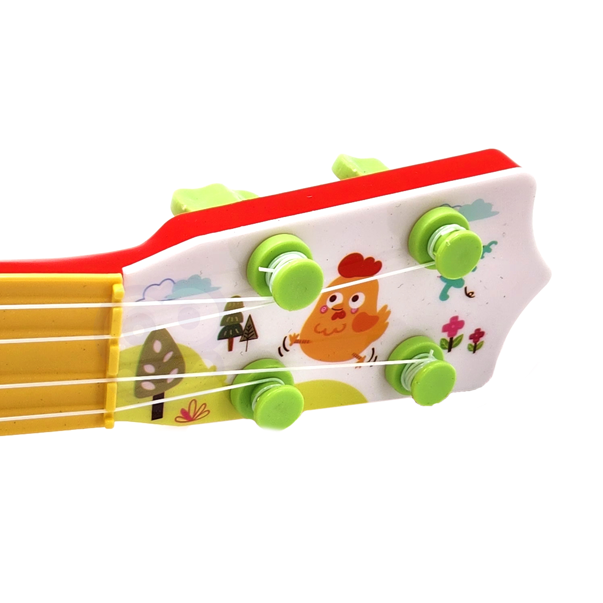 Gitara akustyczna dla dzieci czerwona 43 cm
